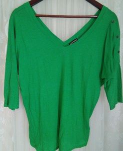Express V neck tee